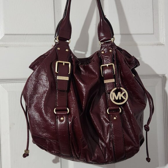 Michael Kors Burgundy Tote Bag - Picture 1 of 16